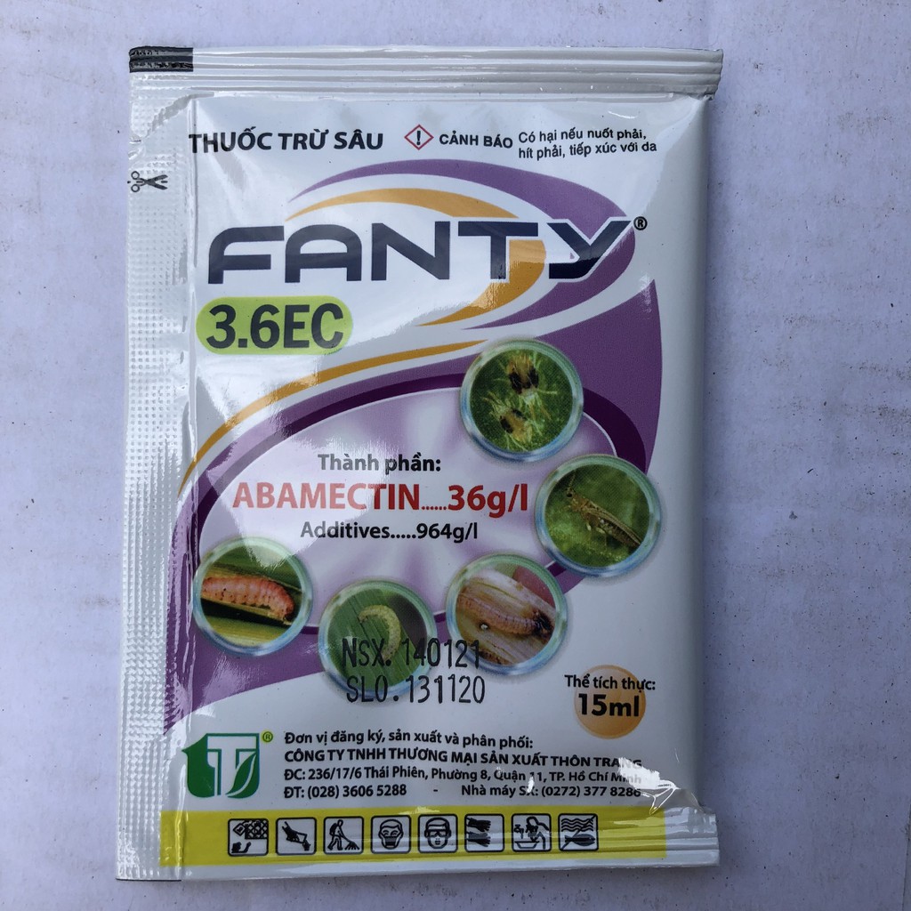 Thuốc Nhện gây hại hoa hồng Fanty 3.6EC