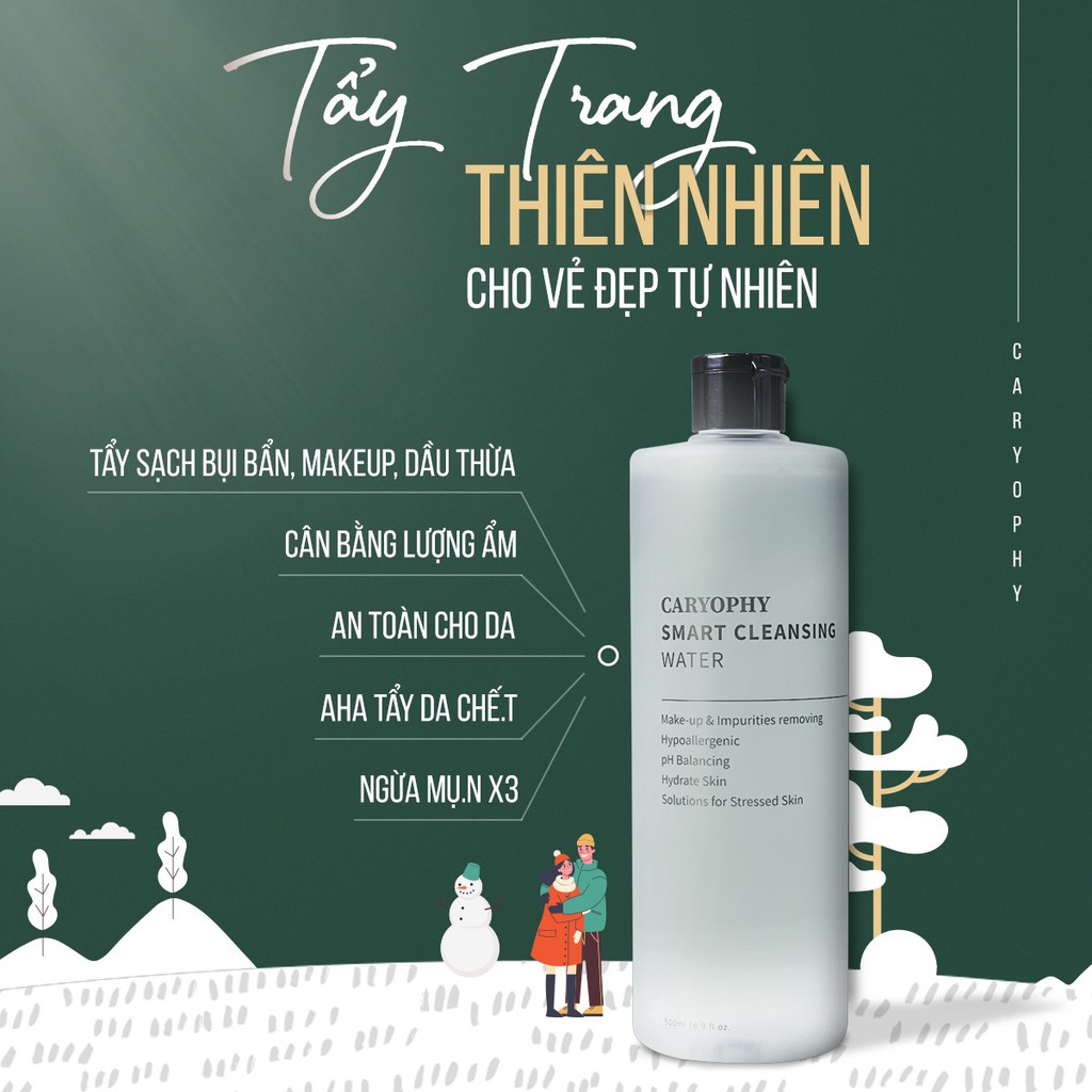 Nước tẩy Trang Thông Minh Caryophy Smart Cleansing Water | BigBuy360 - bigbuy360.vn