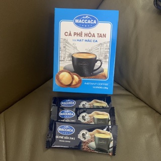 Cafe với hạt Macca