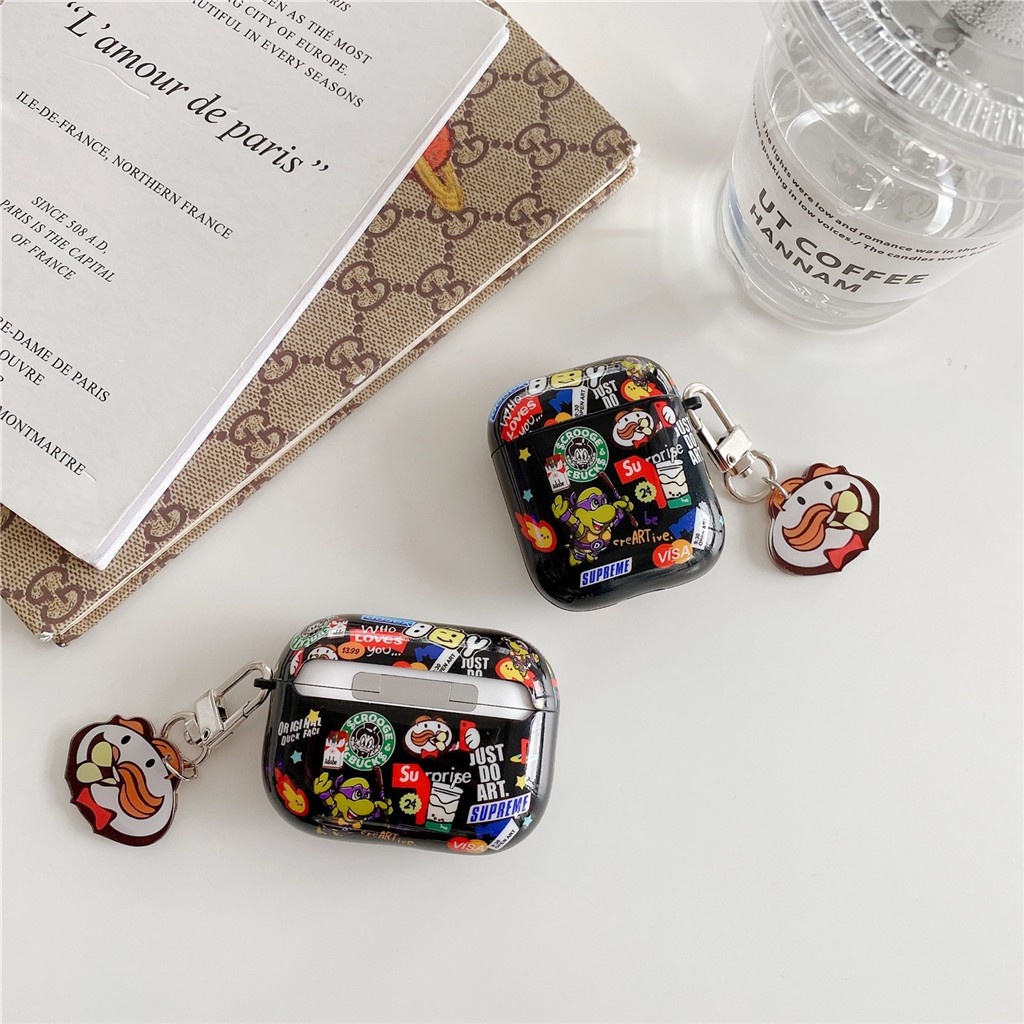 Vỏ bảo vệ hộp sạc tai nghe AirPods Pro AirPods 1/2 AirPods 3 bằng IMD hình cá tính