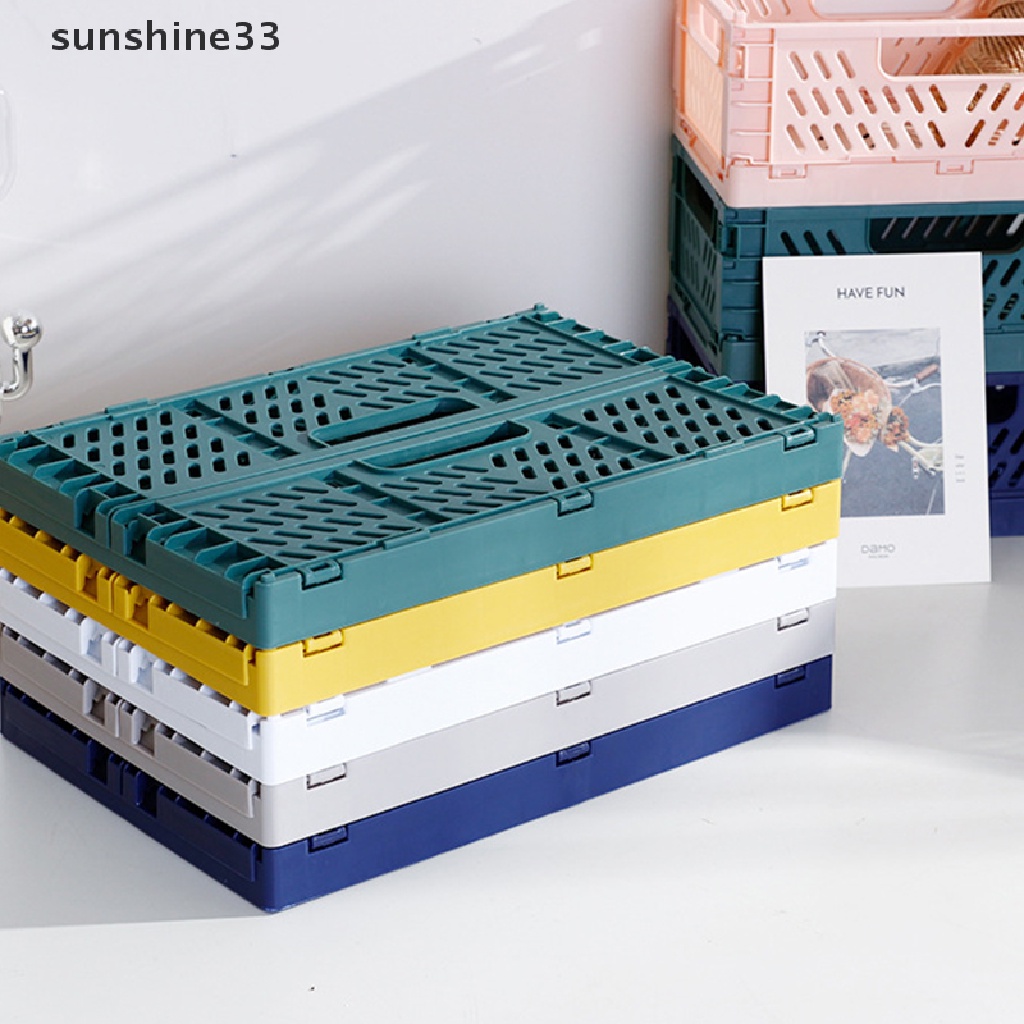 Giỏ hộp nhựa xếp gọn đựng đồ xếp chồng được