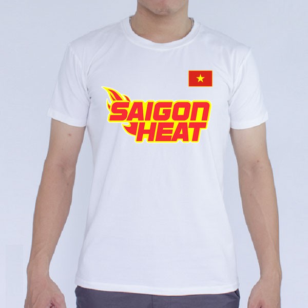 Áo thun Sài Gòn Heat | Áo bóng rổ Sài Gòn Heat | In tên theo yêu cầu