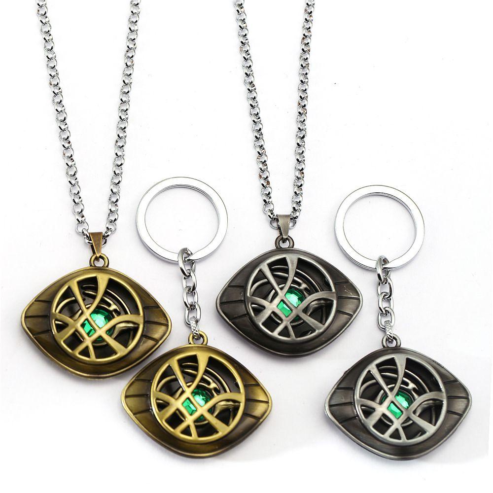 FUTURE New Keychain Model Marvel Avengers Necklace Movie Toys Infinity Time|Figure Doctor Strange/Multicolor