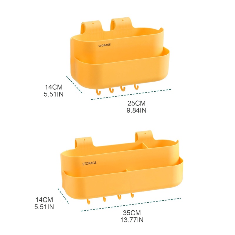 Giỏ Đựng Đồ 2 Tầng Có Móc Treo Tiện Dụng Cho Phòng Ngủ / Ký Túc Xá