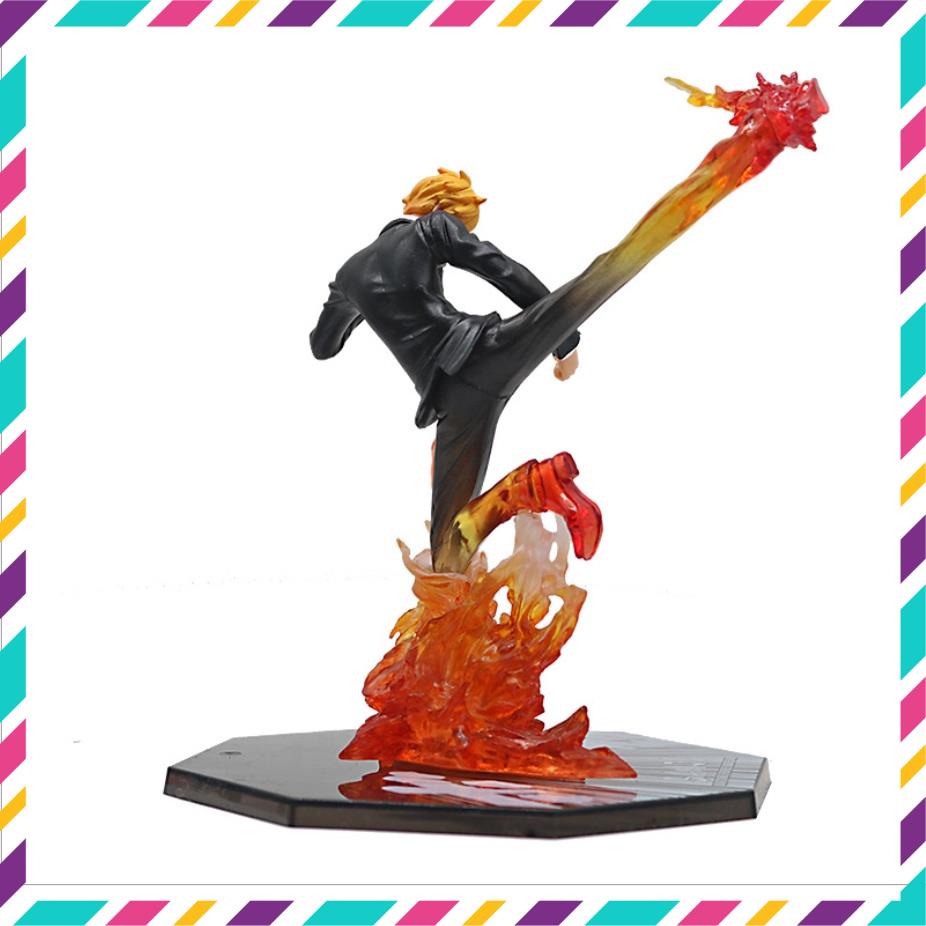 Mô hình One Piece - Băng Hải Tặc Mũ Rơm, Sanji Hắc Cước, Cao 18cm - Tượng Figure One Piece