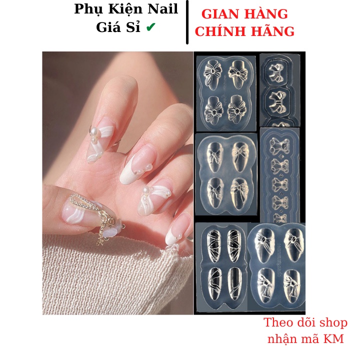 Khuôn silicon nail trang trí móng