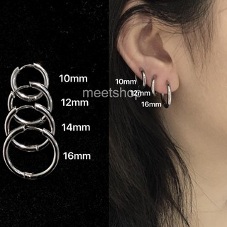 1 chiếc - Khuyên tai titan dày đẹp thời trang