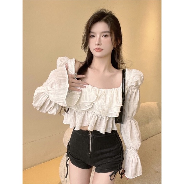 ÁO CỔ U TẦNG BÈO