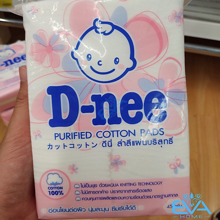 Bông Tẩy Trang Purified Cotton Pads Dnee Thái Lan 45g