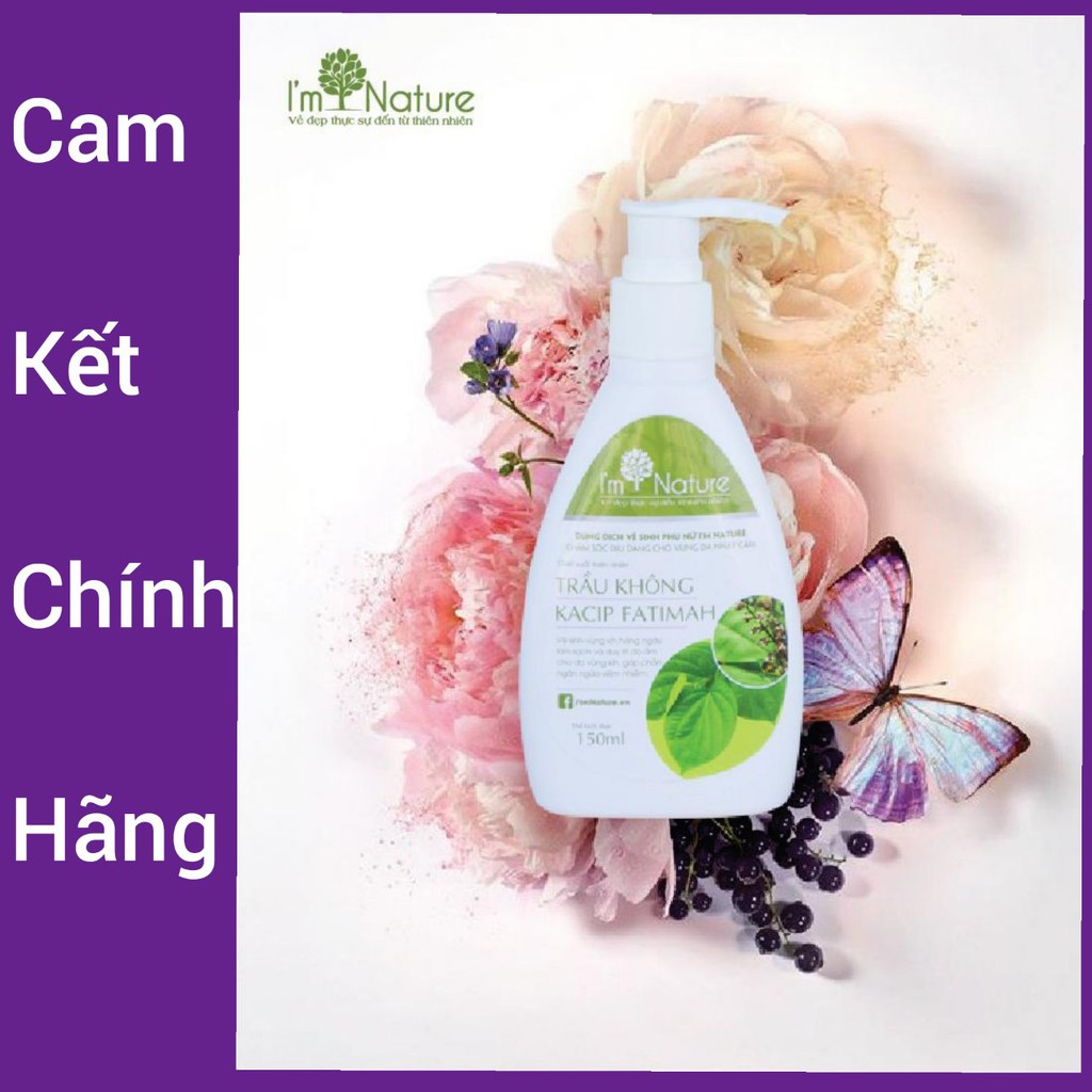 [Bác Sĩ Phụ Sản Khuyên Dùng] Dung Dịch Vệ Sinh Phụ Nữ Trầu Không I'm Nature 150ml (Xài Là Ưng)