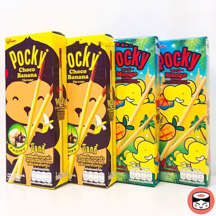 Pocky chuối và xoài