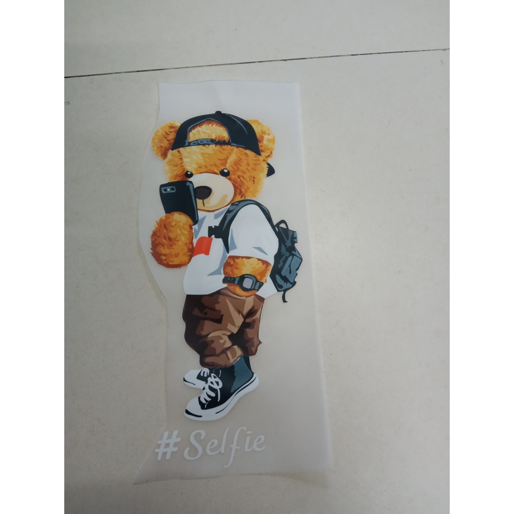 Pet decan ép ủi chuyển nhiệt  15 x 35Cm