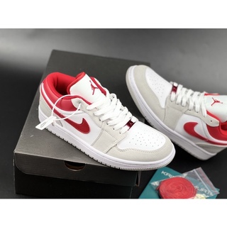 Giày thể thao nam nữ Jordan xám đỏ mẫu mới hot nhất 2022 - J210