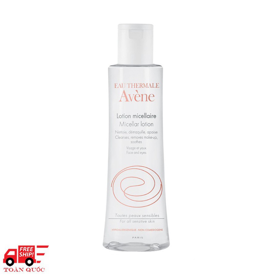 [CHÍNH HÃNG] Tẩy trang cho mắt và môi dịu nhẹ Avene Micellar Lotion Make Up Remover Face And Eyes 200ml