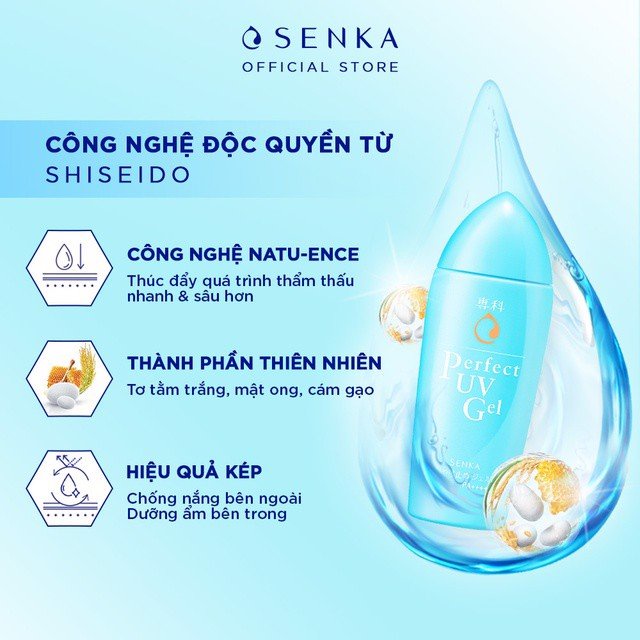 Kem chống nắng Senka Perfect UV SPF 50+/PA++++