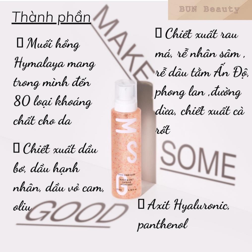 Xịt khoáng muối hồng Himalaya and Salt Capsule Hydro Mist Make Some Good Sugar  200ml xịt khoáng da dầu mụn nhạy cảm | BigBuy360 - bigbuy360.vn