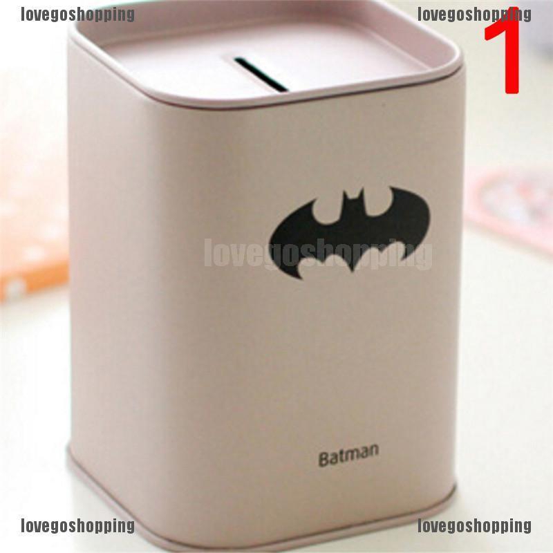 Hộp Đựng Tiền Tiết Kiệm Hình Batman Superman 4 Cái Cho Trẻ Em