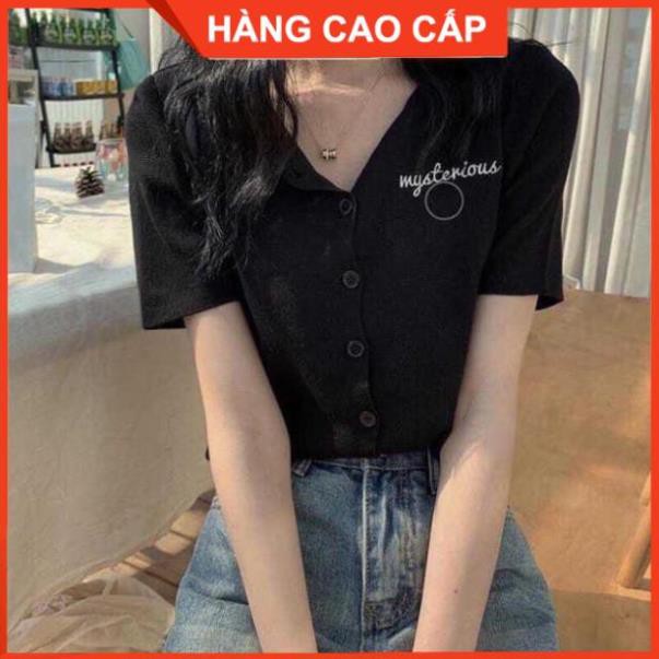 Áo Croptop Cúc Dọc, Áo Croptop Ôm - [HÀNG CAO CẤP] | BigBuy360 - bigbuy360.vn