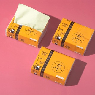 Khăn giấy gấu trúc Sipiao chính hãng làm bột, nặn hoa chuyên dụng (Gói 300 tờ)