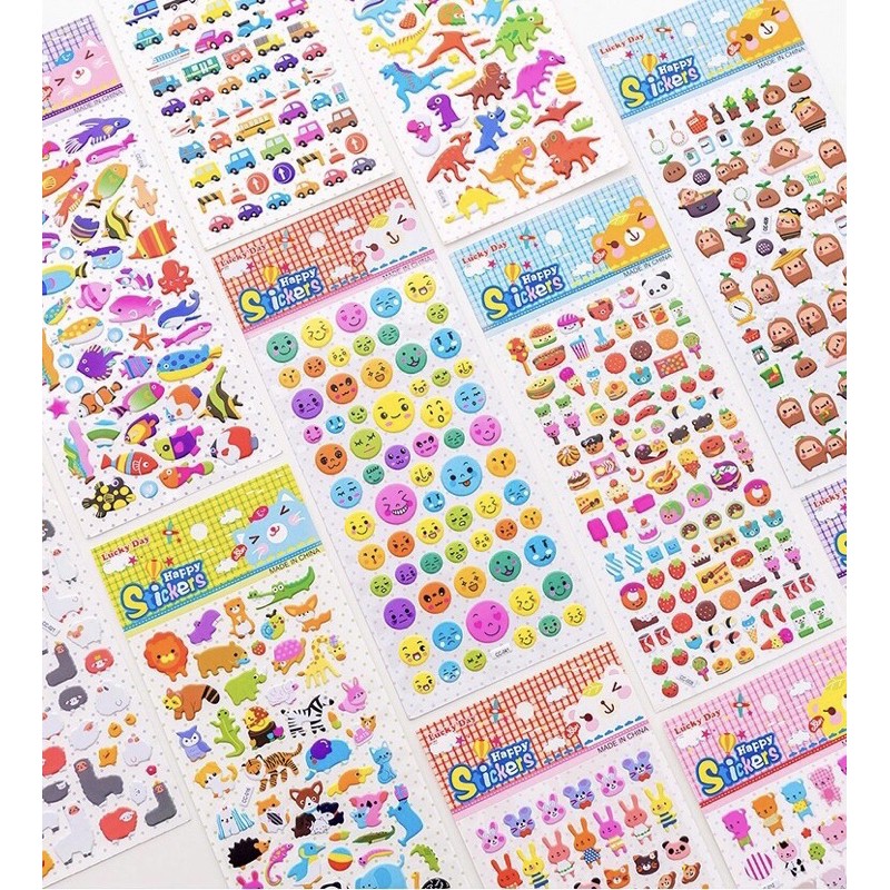 🪅Sticker dán nổi part2 nhiều mẫu mới