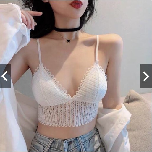 Áo Lót Bra Ren Cài Sau Dây Kép Siêu Xinh MS384