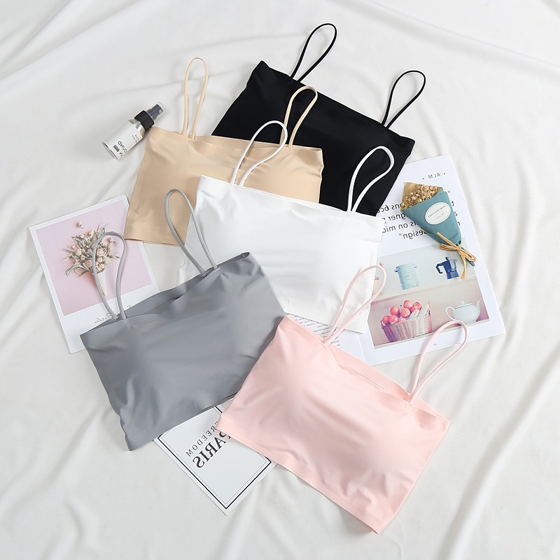 Áo 2 dây nữ quây ngang su đúc mềm mịn - áo bra nữ - áo croptop [Br06]