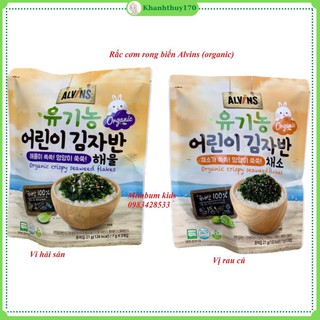 Rong biển rắc cơm hữu cơ Alvins Hàn Quốc