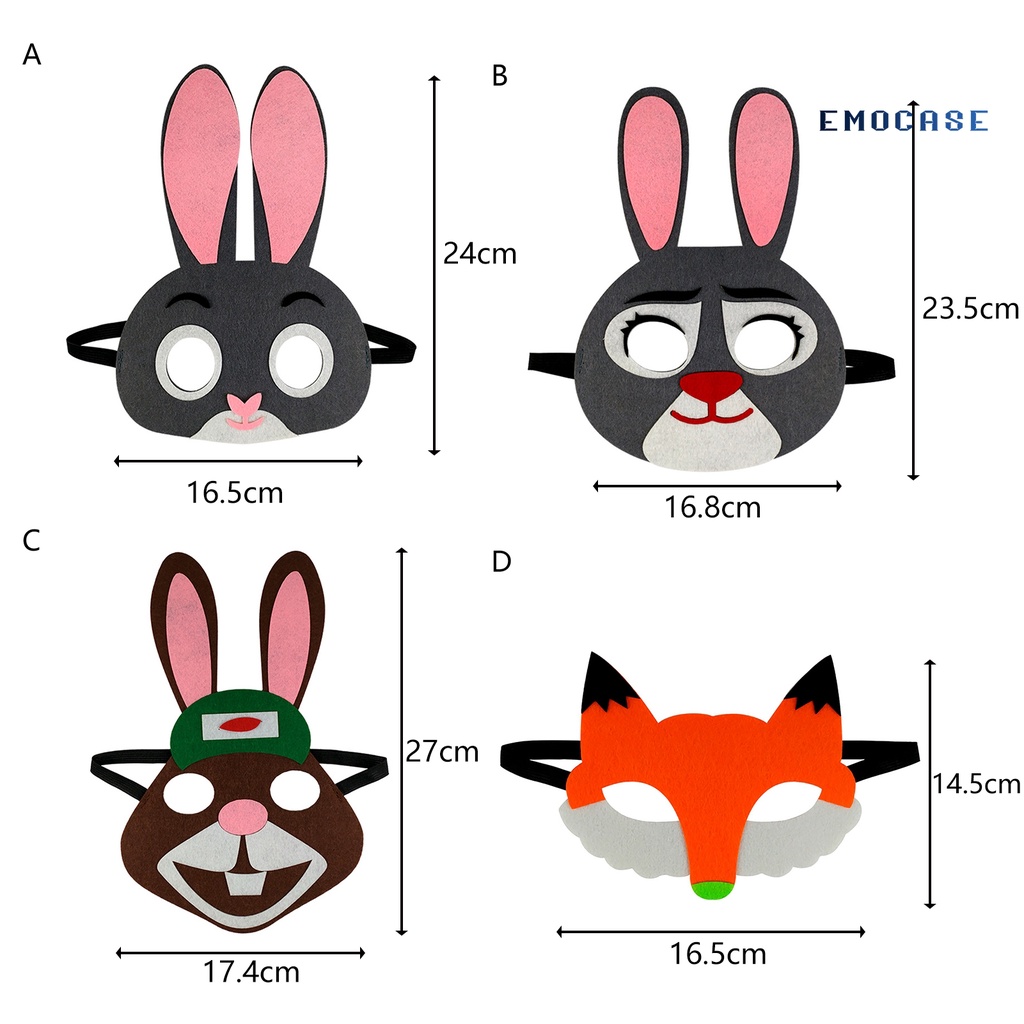 Tấm Vải Không Dệt Màu Sắc Sống Động Dùng Hóa Trang Nhân Vật Zootopia