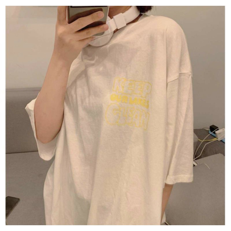 Áo Thun tay lỡ Unisex KEEP OUT LAKES