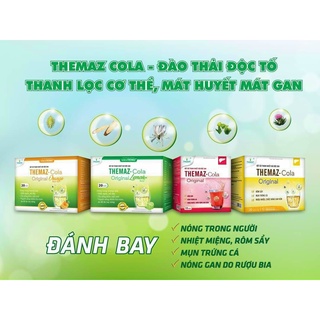Bột nước mát thanh nhiệt mát gan themaz cola hộp 20 gói