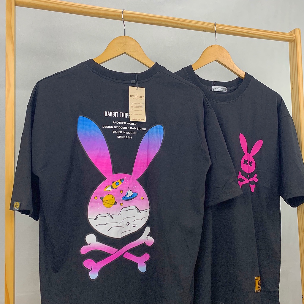 Áo Thun Tay Lỡ Phom Rộng, Unisex nam nữ 45-80kg, Trippy Land XXR