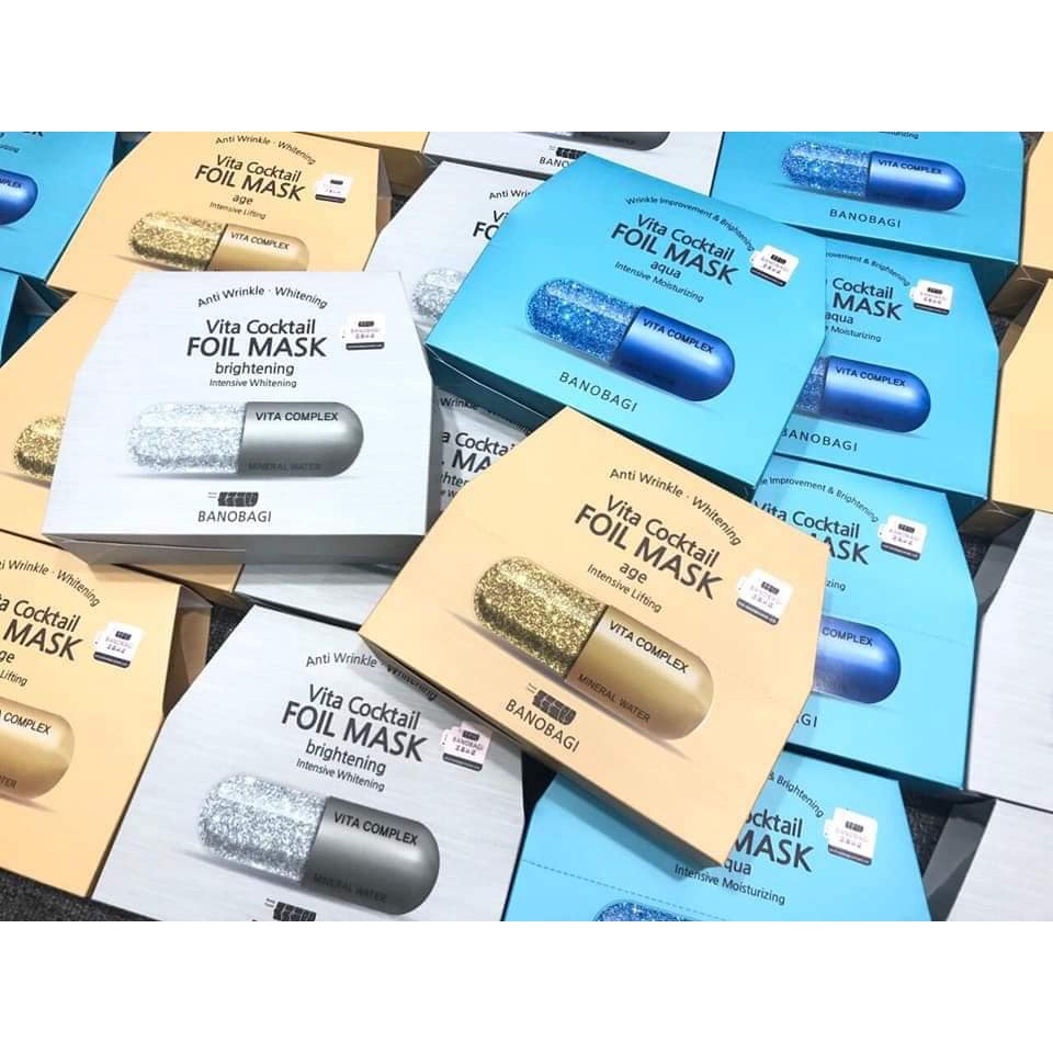 HỘP 10 MIẾNG MẶT NẠ BANOBAGI VITA GENIC JELLY MASK