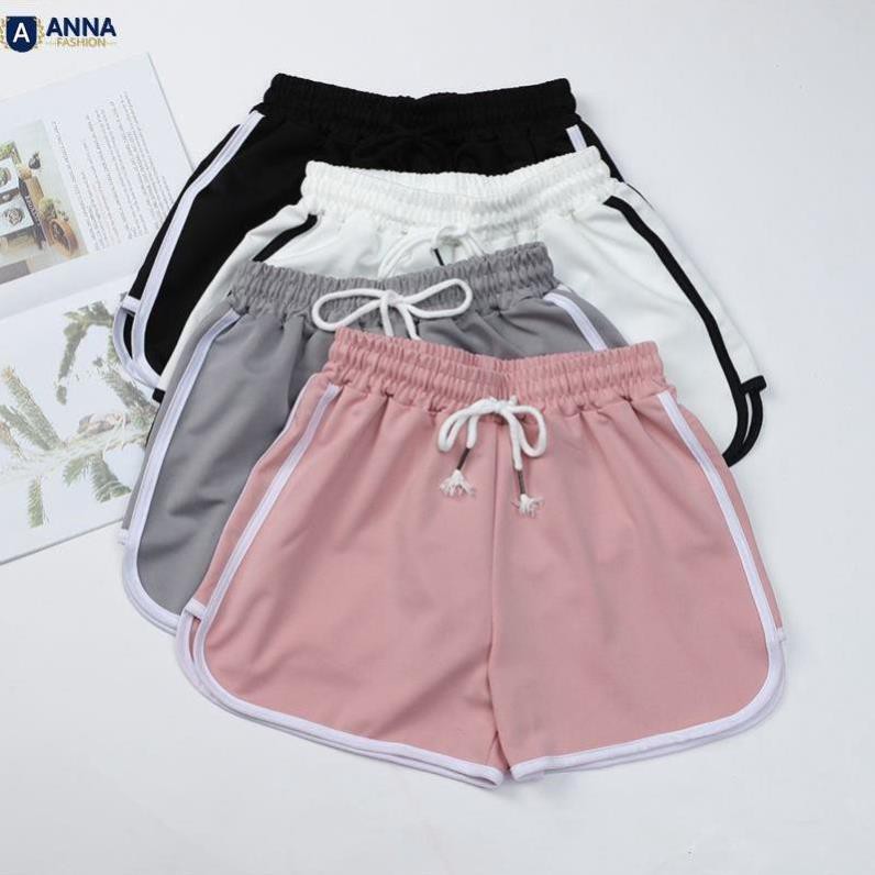 Quần Short Thể Thao Lưng Cao Form Rộng Thời Trang Nữ Anna ( Hình Shop Tự Chụp)