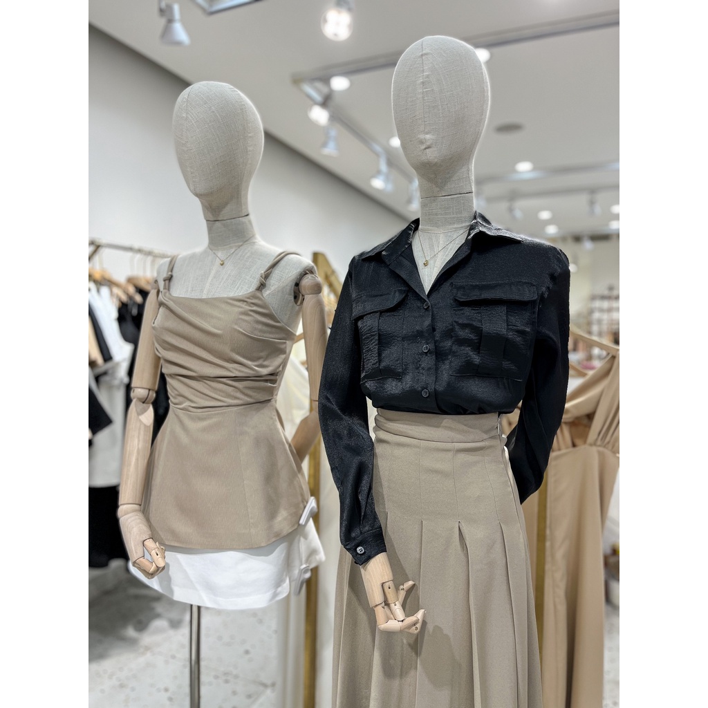 Áo sơ mi tơ nắp túi , Peace House Clothing