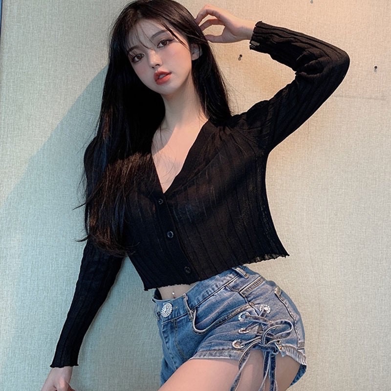 Khoác CARDIGAN CROPTOP