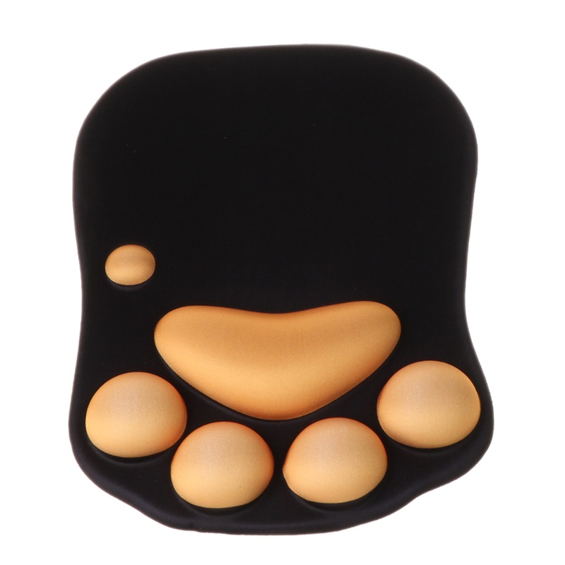 Miếng Lót Chuột Silicone Hình Bàn Chân Mèo 3D