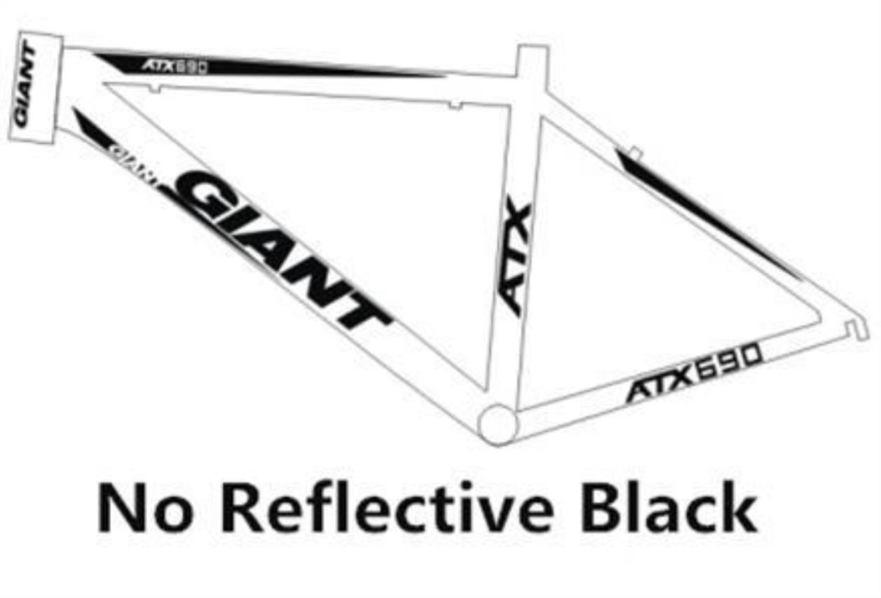 Bicycle Reflective Frame Stickers For Giant Atx 690  MTB Decals