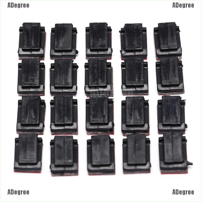Bộ 20 kẹp giữ dây cáp tự dính cho máy ảnh xe hơi❤ | BigBuy360 - bigbuy360.vn