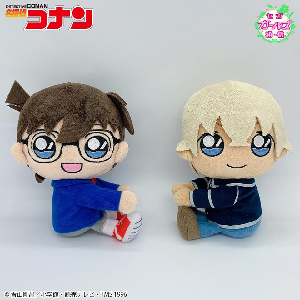 Móc gấu bông Conan, Amuro, Vermouth, Shinichi, Ran, Hattori, Akai