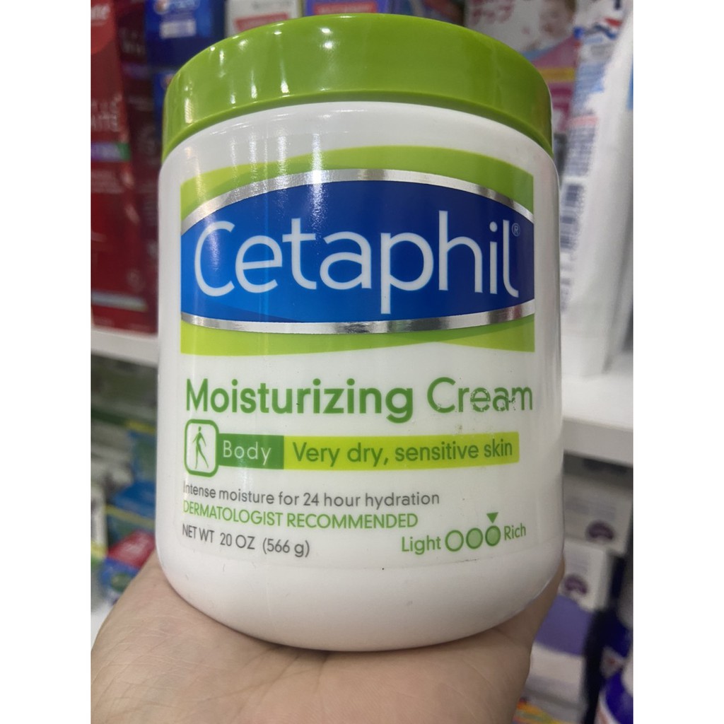 Kem dưỡng ẩm toàn thân Cetaphil Moisturizing Cream 566g dành cho da khô sần, da nhạy cảm