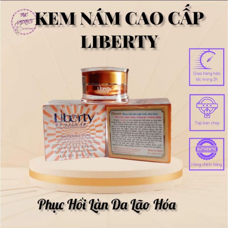 KEM NGỪA NÁM TRẮNG DA LIBERTY PHỤC HỒI LÀN DA LÃO HÓA
