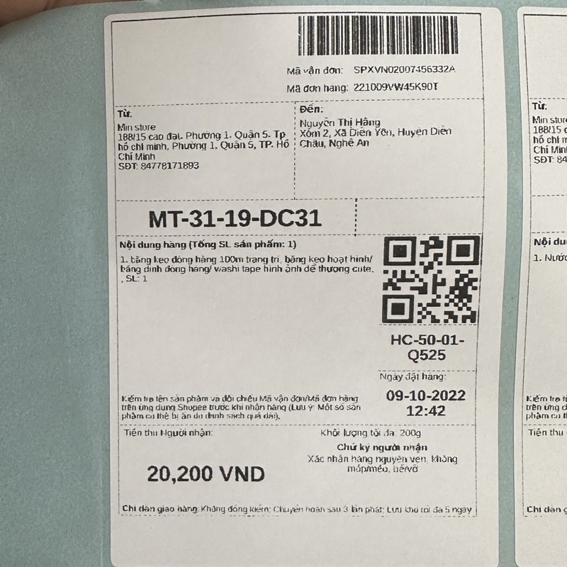 Cuộn 500 tờ giấy in đơn sàn TMDT 100x70- Giấy in đơn  Size tối ưu cho bán online tại nguyễn gia group cao đạt q5