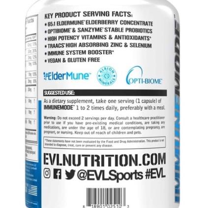 Immune Mode Viên Uống Tăng Cường Hệ Miễn Dịch Tăng Đề Kháng Bảo Vệ Cơ thể EVL Immune Mode 30 Viên