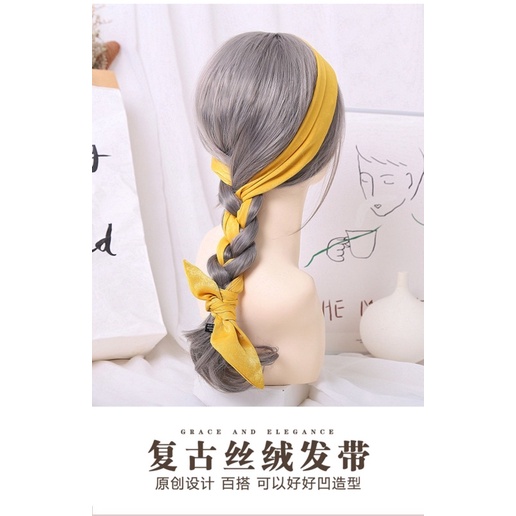 Khăn choàng cổ thắt nơ Khăn thắt nơ áo sơ mi trơn - Khanturban.vn