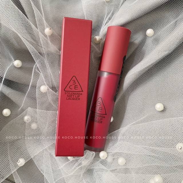 SON 3CE SOFT LIP LACQUER màu MIDNIGHT BOTTLE