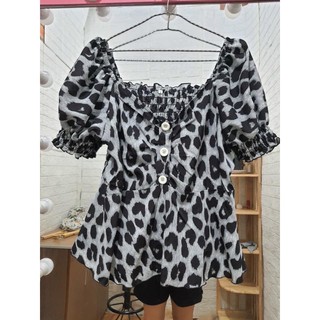Áo kiểu peplum bigsize