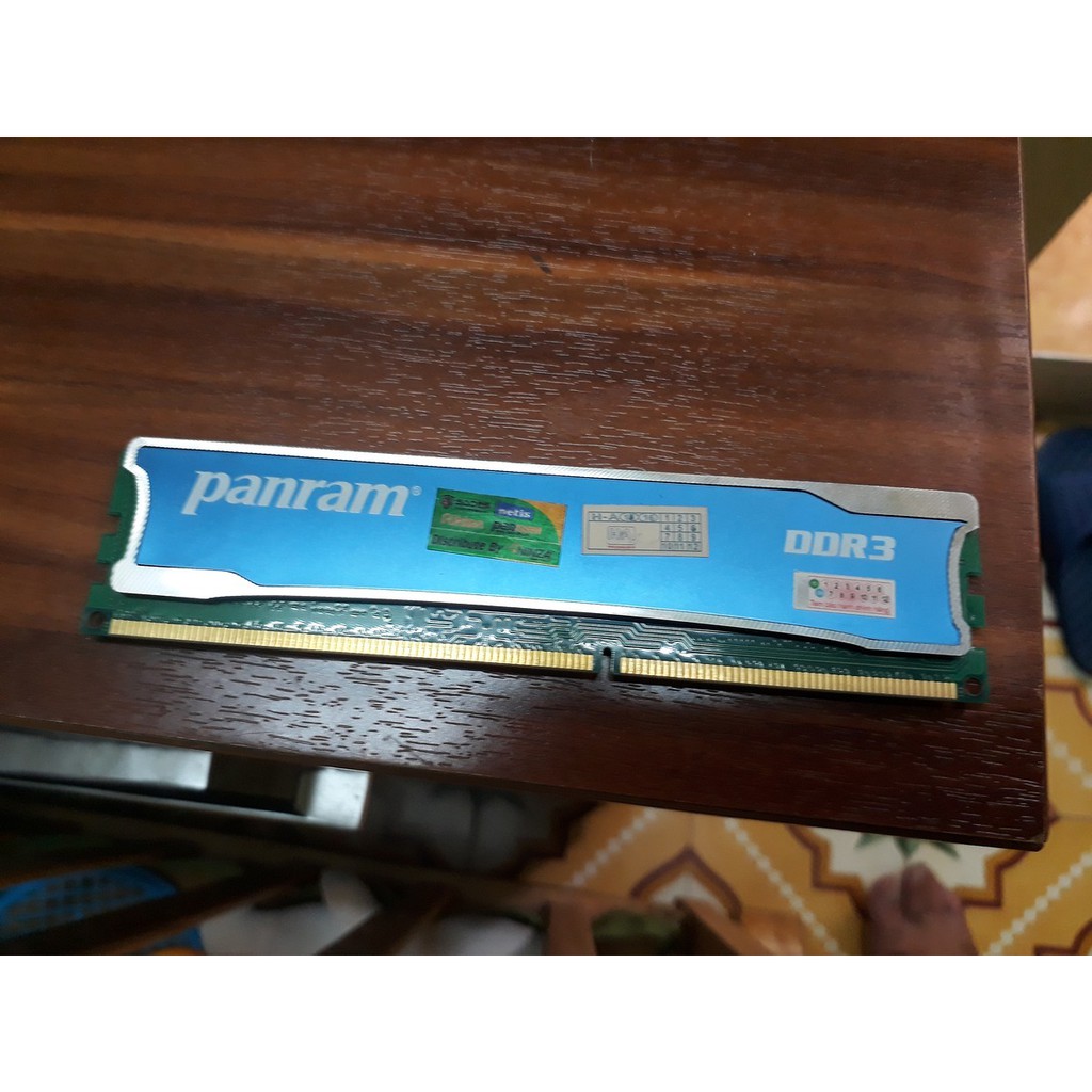 PANRAM DDR3 4GB 1600 tản nhiệt nhôm xanh chuyên game