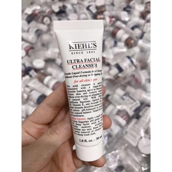 SET COMBO KIEHL'S Sữa rửa mặt Toner Kem dưỡng MINI