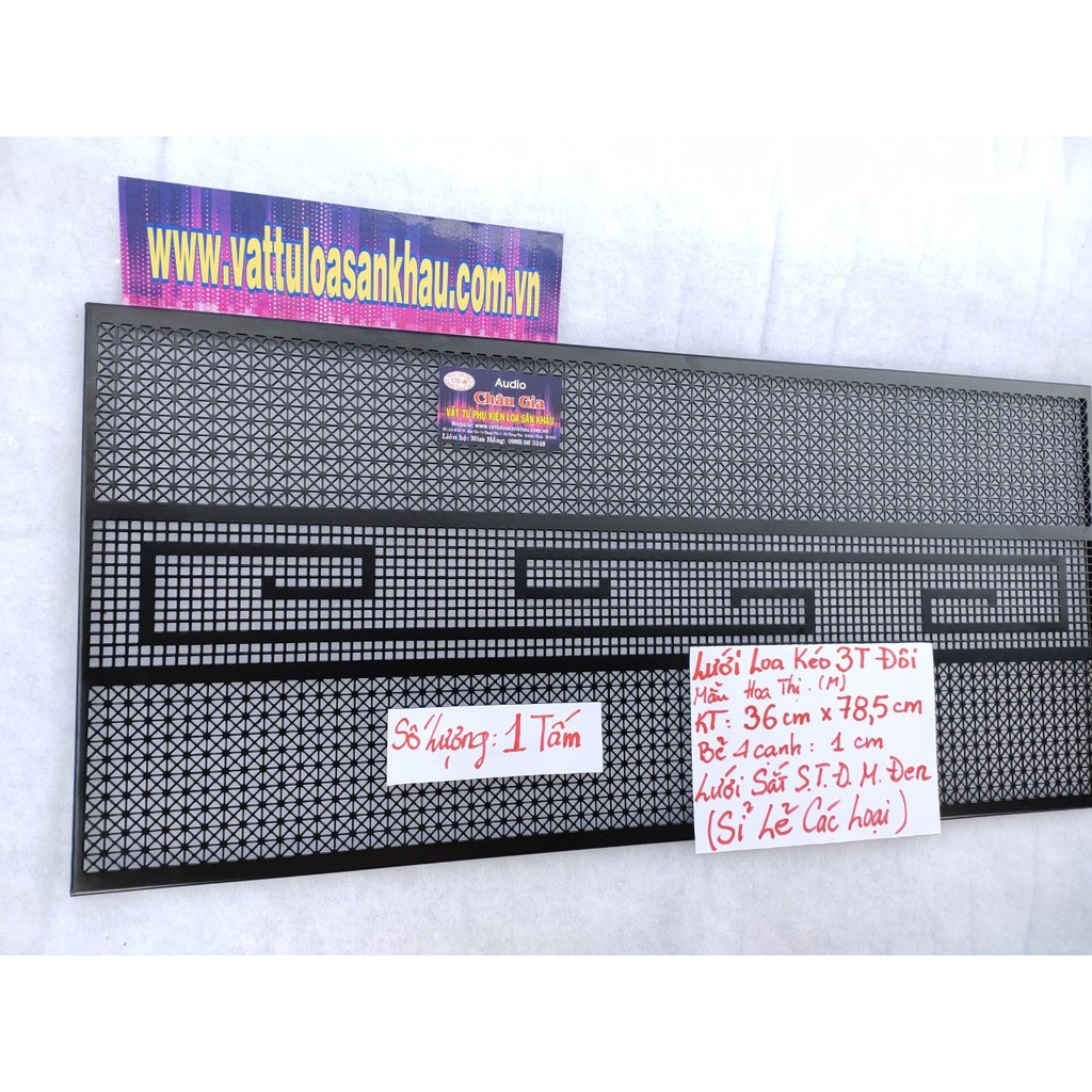 Lưới loa kéo 3 tấc đôi 1 tấm Aduio châu Gia