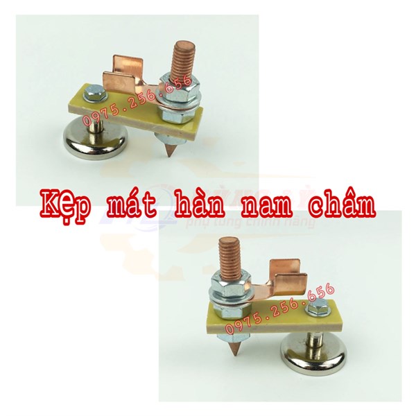 Kẹp mát hàn nam châm phụ tùng máy hàn phụ tùng máy cầm tay phụ tùng Hùng Lỳ